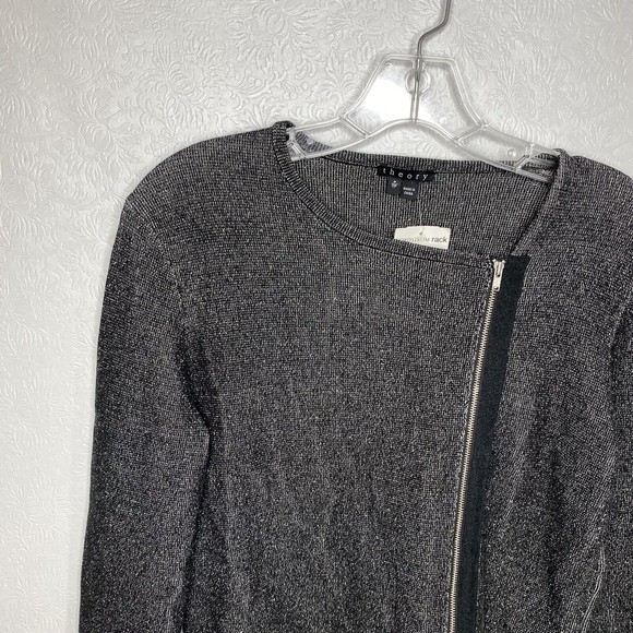 Theory Sz P Lioralee Prosecco Moto Cropped Jacket - Picture 6 of 9